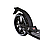 Maraton Decider Двоколісний складний алюмінієвий самокат з ручним гальмом, амортизаторами та ремінь Чорний, фото 6