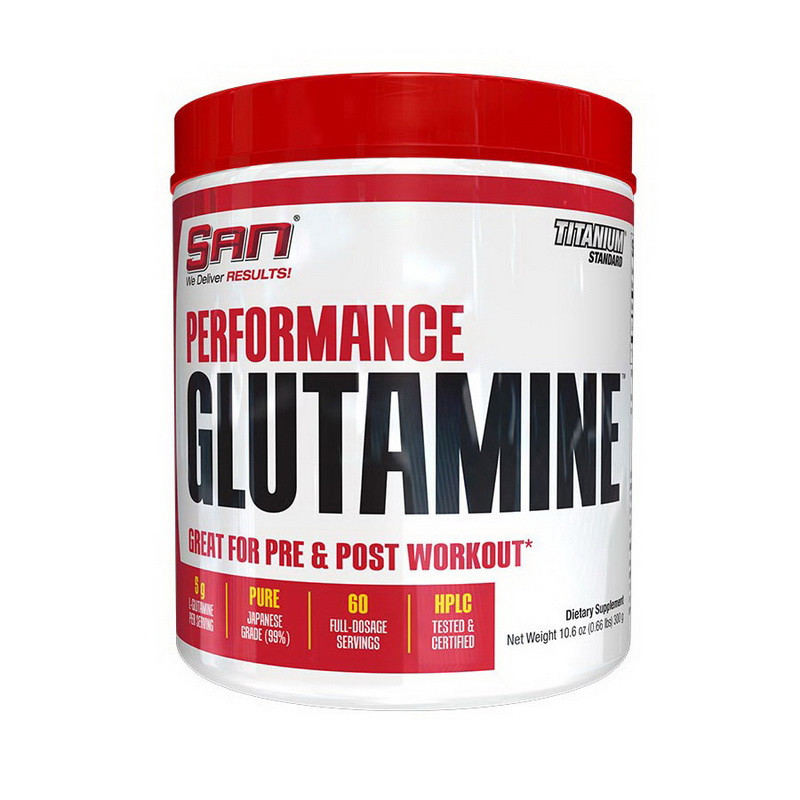 Глютамін SAN Перформенс Performance Glutamine 600 г без смаку