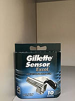 Картриджі Gillette Sensor Excel 10 шт. в упаковці
