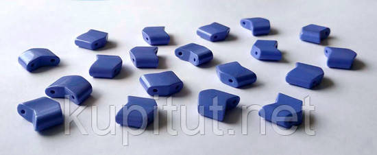 Бусини турміневі для браслетів (М-23) сині, поштучно