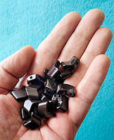 Бусинки турмінієві для браслетів (М-23) чорний поштучно