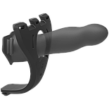 Набор для страпона с вибрацией Doc Johnson Body Extensions - BE Naughty - Black 777Store.com.ua, фото 4