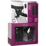 Набор для страпона с вибрацией Doc Johnson Body Extensions - BE Naughty - Black 777Store.com.ua, фото 8