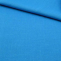 Креп льон стрейч блакитний яскравий, ш.150