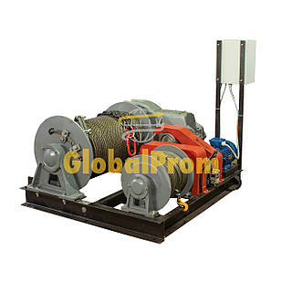 Лебідка маневрова двобарабанна ТЛ-8Б, ЛЕМ-10, ЛЕМ-15