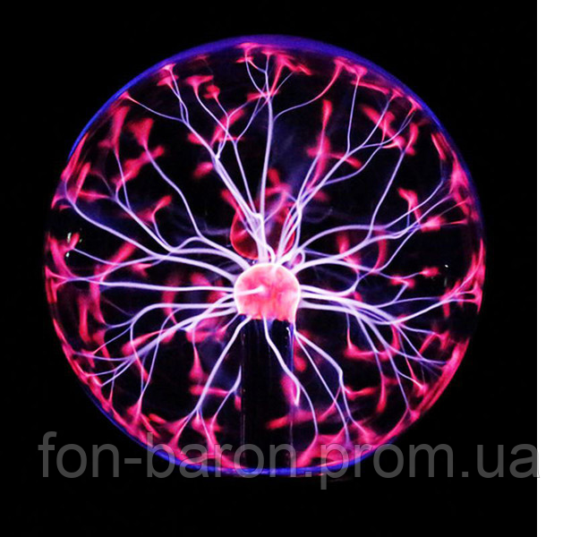 Плазменный шар светильники 5 дюймов 13 см Plasma Ball Шар Теслы ночник - фото 3 - id-p1138055192