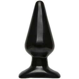 Анальна пробка Doc Johnson Smooth Classic Large - Black, макс. діаметр 5,7 см 777Store.com.ua