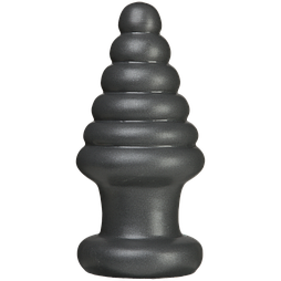 Анальна пробка для фістінга Doc Johnson American Bombshell Destroyer Gun Metal, діаметр 10,7 см 777Store.com.ua