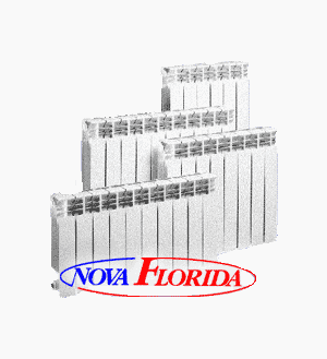 Радиатор алюминиевый отопления (батарея) 1600x90 Nova Florida Maior Aleternum s90 (боковое подключение) - фото 1 - id-p1138060233