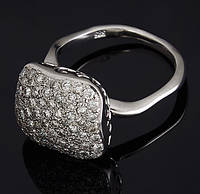 Женское кольцо из белого золота с бриллиантами С41Л1№13