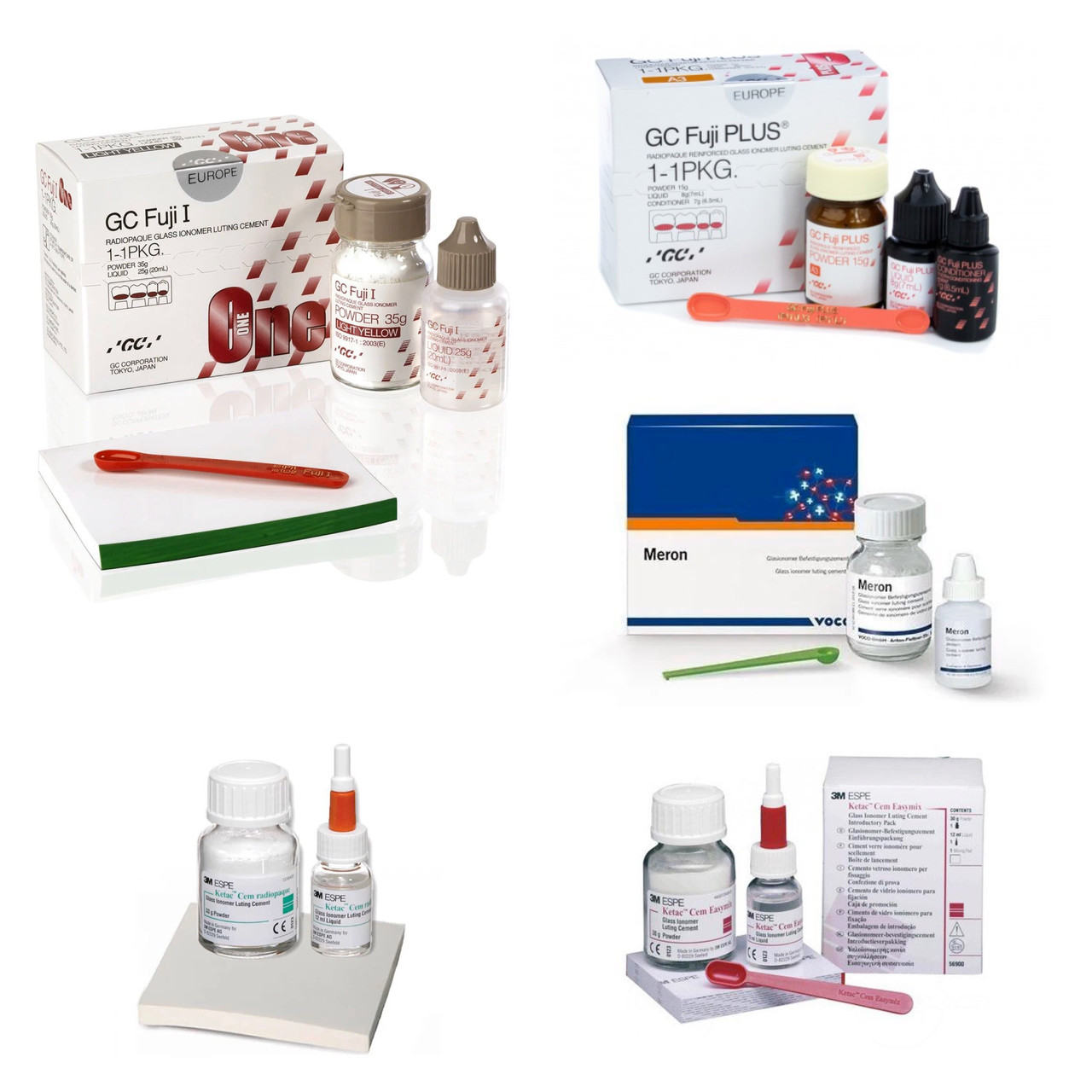 цемент relyx u200. материал белокор пломбировочный. глассин фикс. полиакрилин - сиц для фиксации, 10гр. цементы для фиксации вкладок.