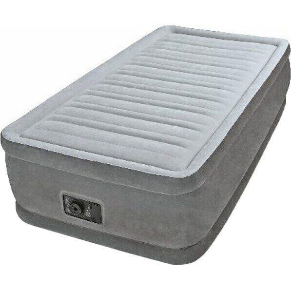 Надувне ліжко одномісне Intex Comfort-Plush Airbed 64412 з електронасосом 220В