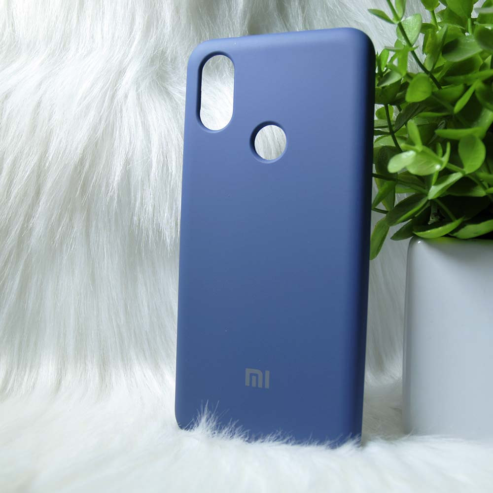 Силіконовий чохол Original Silicone case Xiaomi Mi6x / A2 Dark blue (синій)