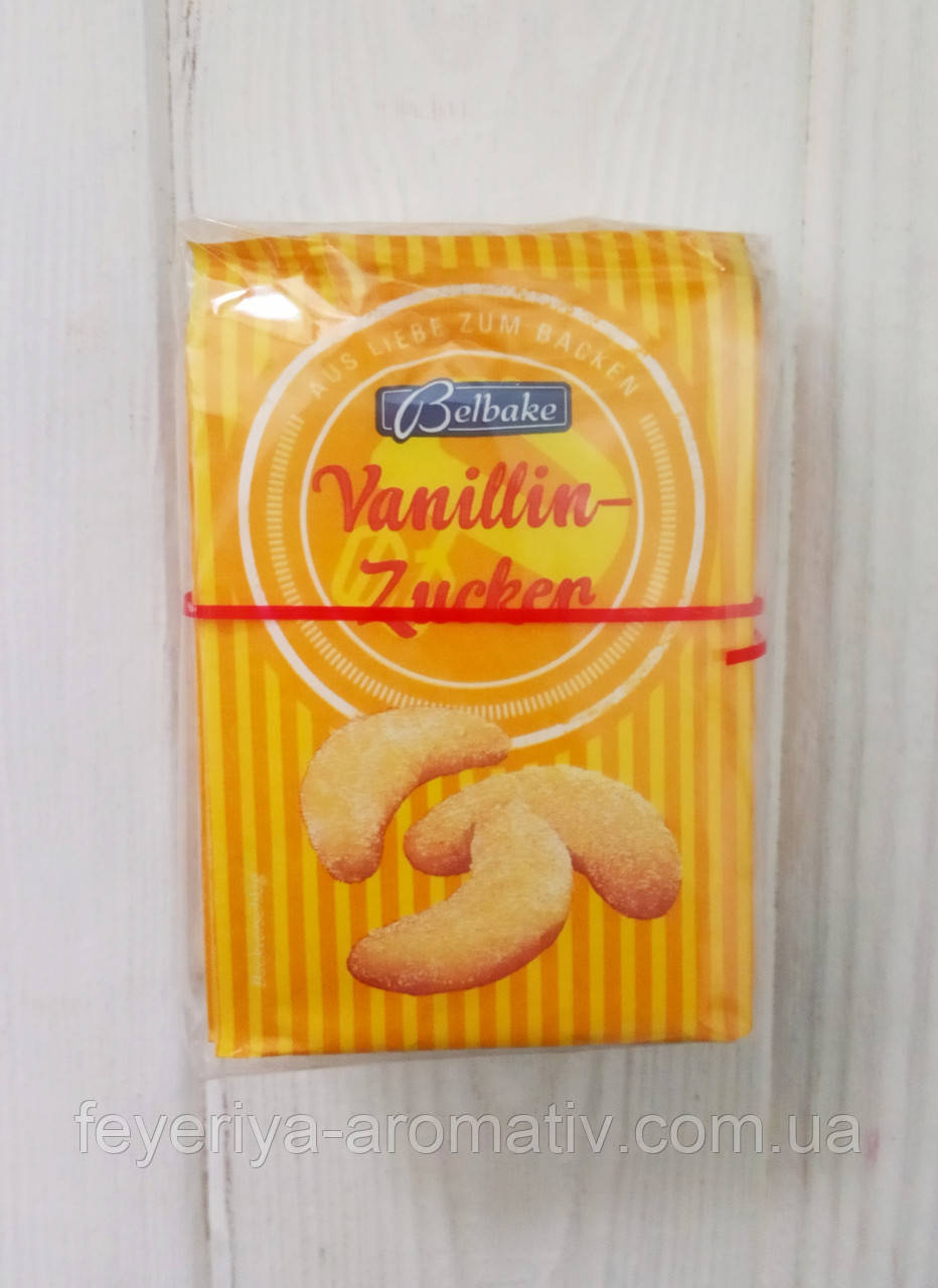 Ванільний цукор Belbake Vanillin-Zucker 15шт по 8г (Німеччина)