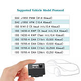 ДІАГНОСТИЧНИЙ АВТОСКАНЕР ELM327 OBT PLAYER V12 Bluetooth 4.0, фото 5