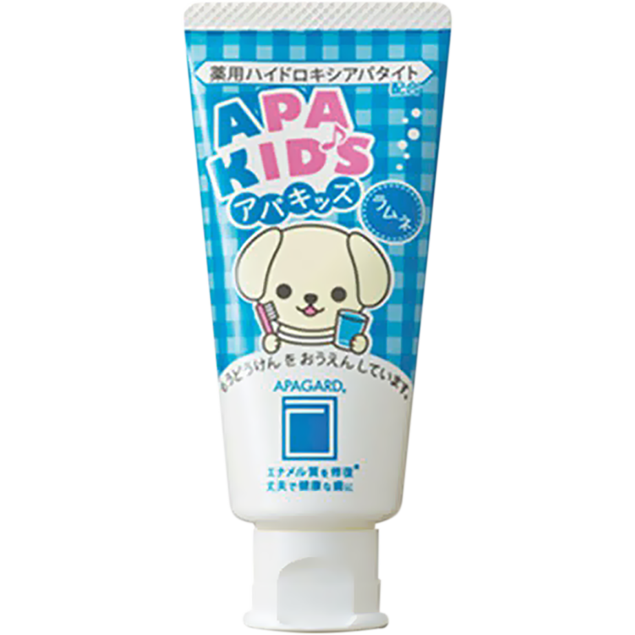 Apagard Apakids Високоефективна відбілююча зубна паста з нано-гідроксиапатитом для дітей, смак лимонаду, 60 г