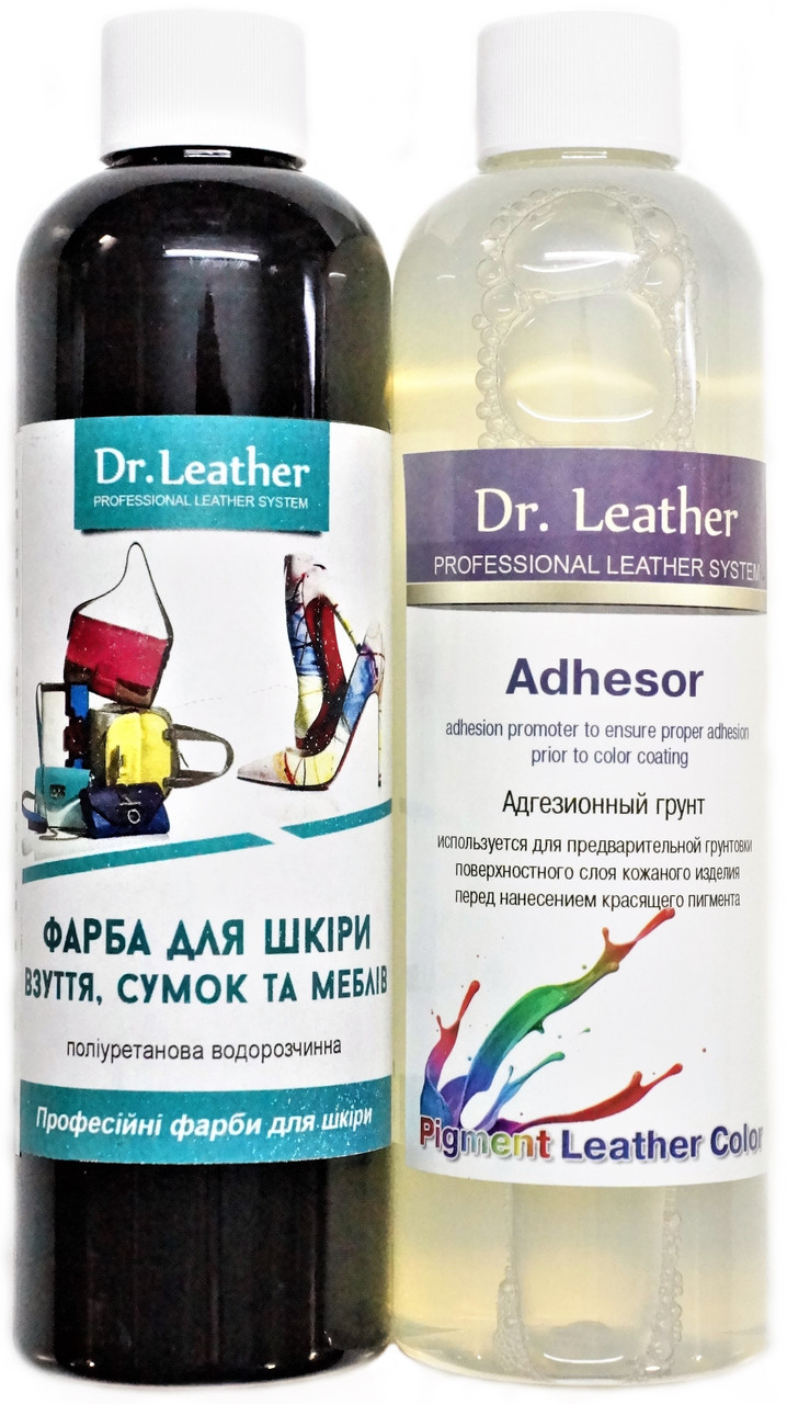 Набір для фарбування без чищення основний 250 мл."Dr.Leather" Touch Up Pigment