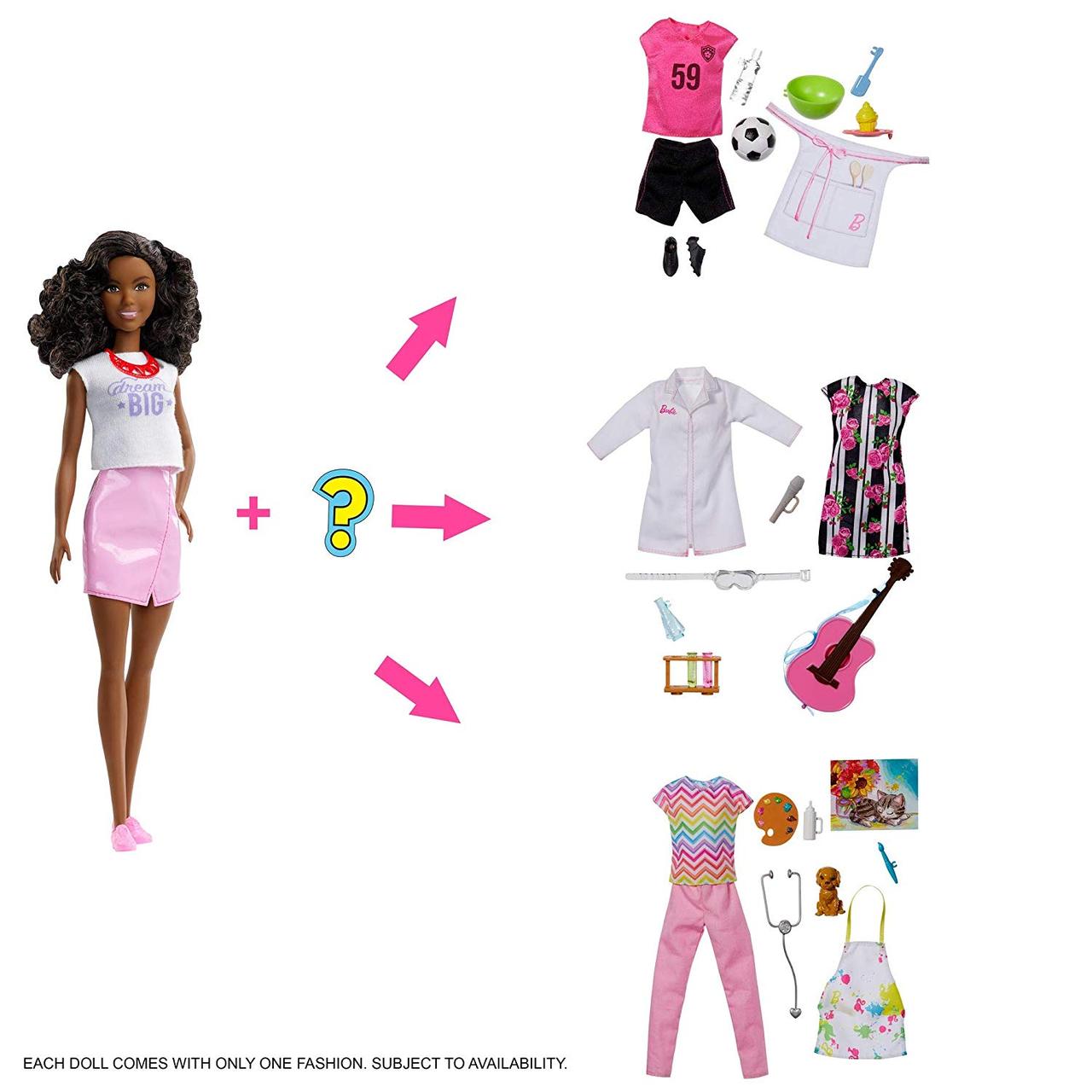 Лялька Барбі сюрприз кучерява Я можу бути barbie surprise careers with Doll