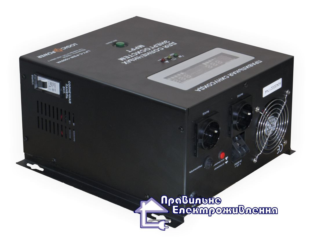 Инвертор напряжения + MPPT контроллер LPY-C-PSW-1000VA - фото 3 - id-p145902087