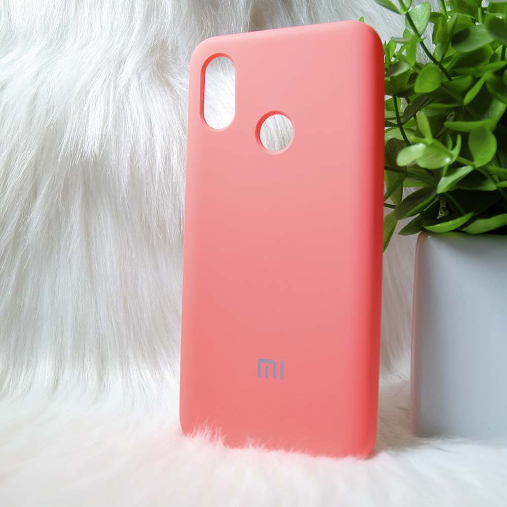 Силіконовий чохол Original Silicone case Xiaomi Mi8 Pink (рожевий)