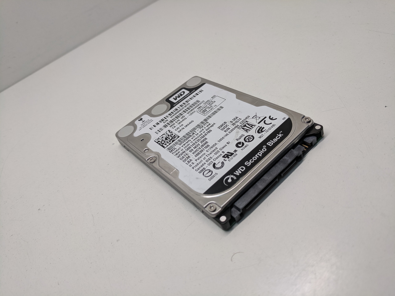 Жосткий диск HDD 2.5 250 GB (Б\У)