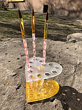 Підставка для зберігання пензлів Серце