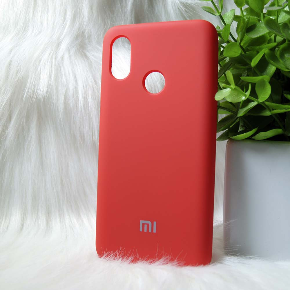 Чохол силіконовий для Xiaomi Mi 8 червоний "Original Silicone case"