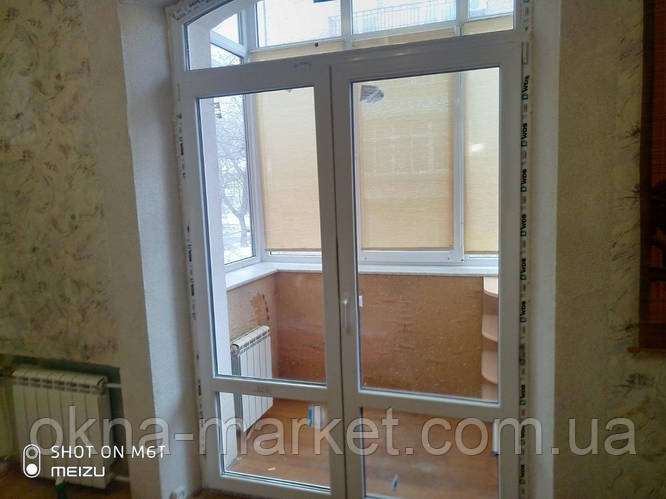 Балконные пластиковые двери Вишневое (ID#114978656), цена: 3728 ...