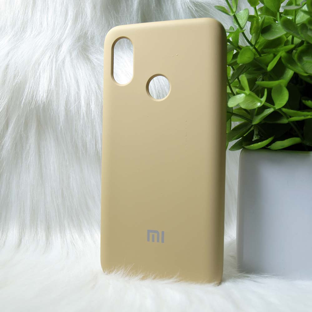 Силіконовий чохол Original Silicone case Xiaomi Mi8 Gold (золотий)