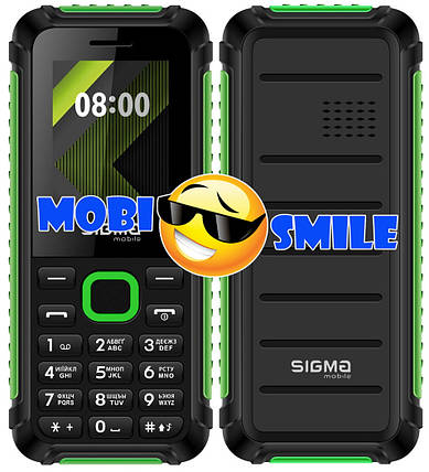 Телефон Sigma X-Style 18 Track Black-Green Гарантія 12 місяців, фото 2