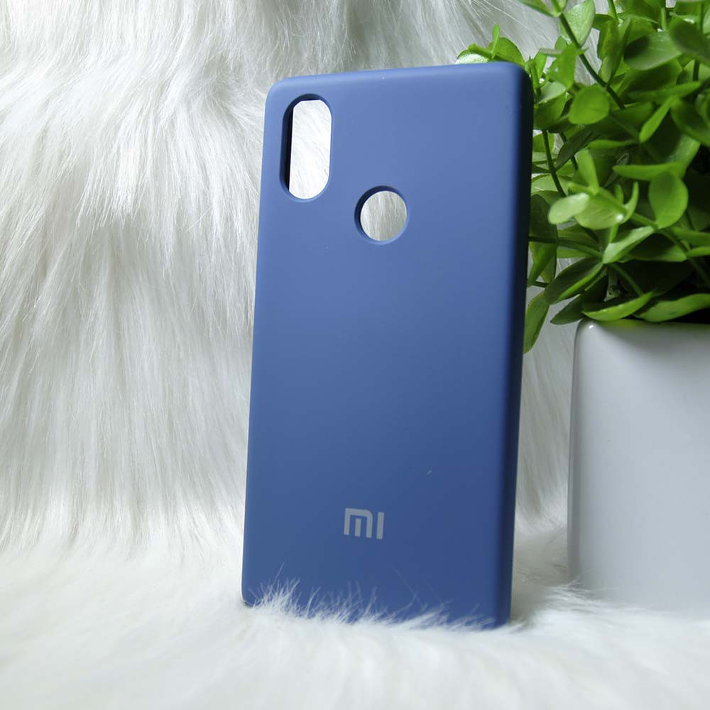 Силіконовий чохол Original Silicone case Xiaomi Mi8 SE Dark blue (синій)