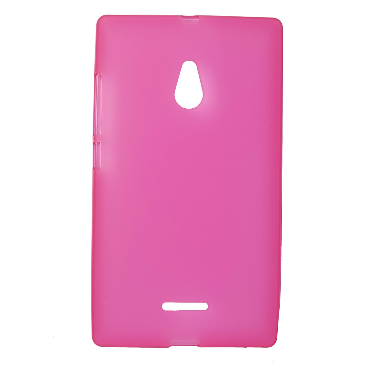 Чохол силіконовий для Nokia XL рожевий
