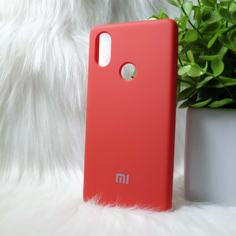 Силиконовый чехол Original Silicone case Xiaomi Mi8 SE Red (красный)