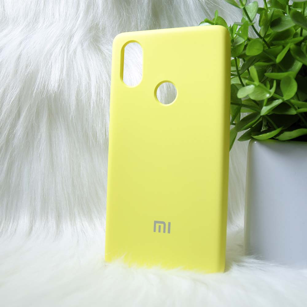 Силіконовий чохол Original Silicone case Xiaomi Mi8 SE Yellow (жовтий)