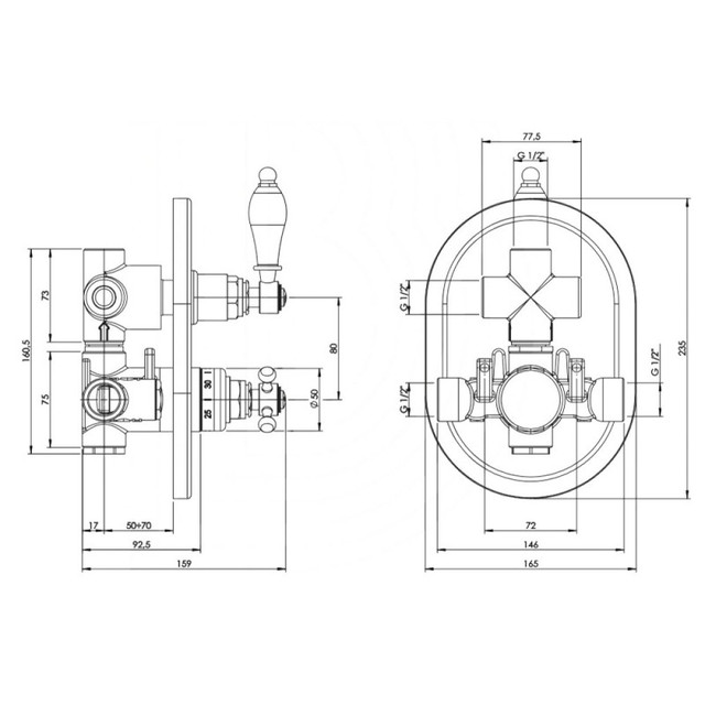 Термостат Bianchi Termostatici INDTRM207400CRM