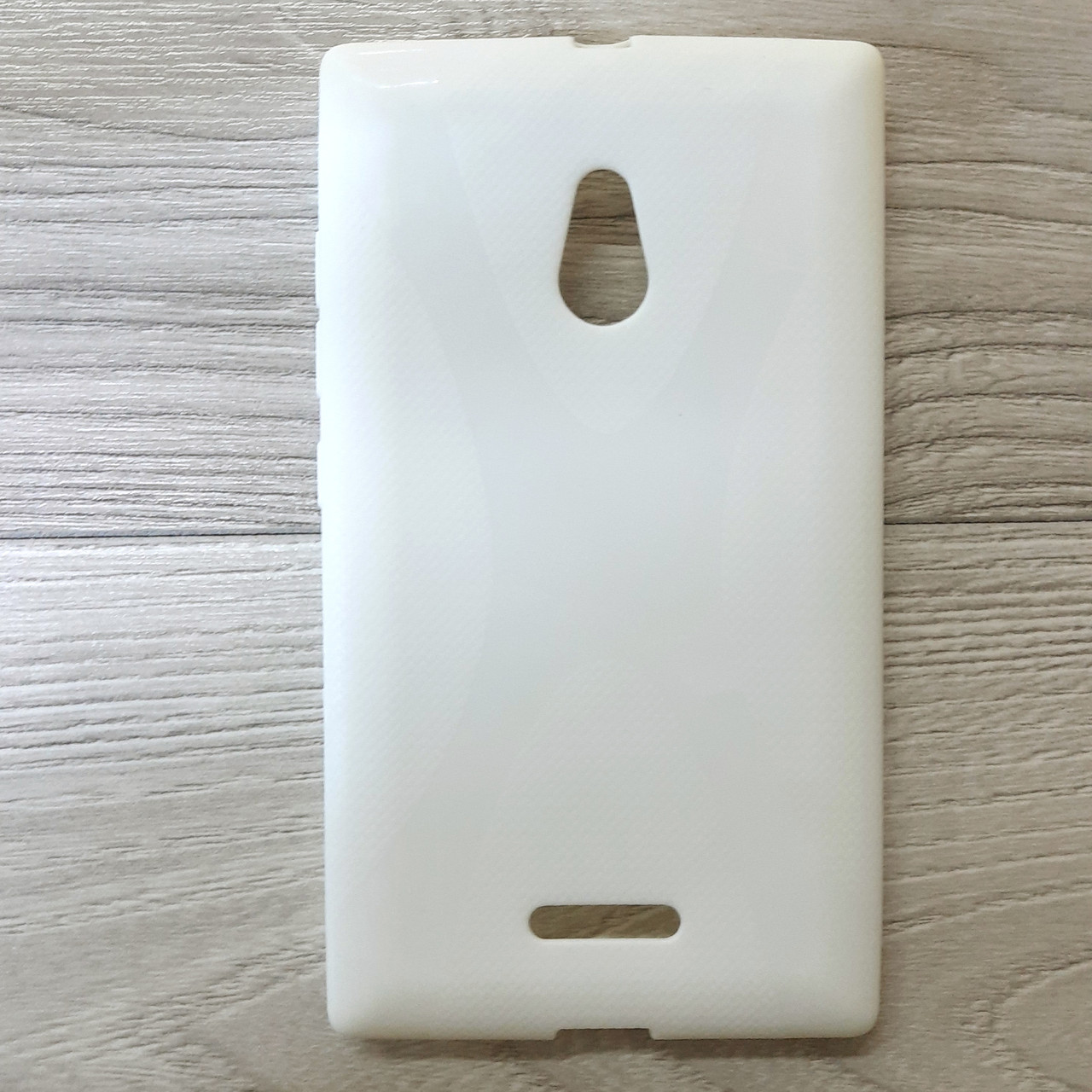 Чохол силіконовий New Line для Nokia XL білий