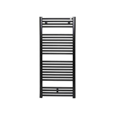 Німецька водяна сушарка для рушників Zehnder Virando 500 x 1226, чорний матовий