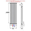 Zehnder Charleston Радіатор центрального опалення 460 x 1800, БІЛИЙ 16-18 кв., фото 3