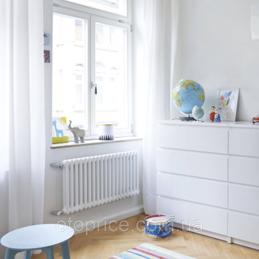 Zehnder Charleston Радіатор горизонтального центрального опалення 1196 x 592 x 62 БІЛИЙ 10-12 кв.