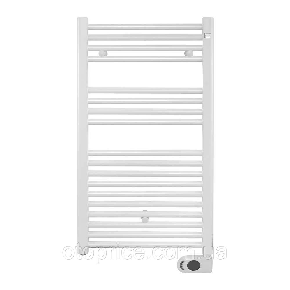 Німецька електрична сушарка для рушників Zehnder Aura 500 x 906, біла з програмованим теном