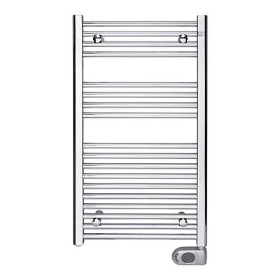 Німецька електрична сушарка для рушників Zehnder Aura 500 x 1226, хром із програмованим теном