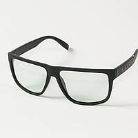 Оптом мужские имиджевые поляризационные прямоугольные очки (арт. P096-H) черные