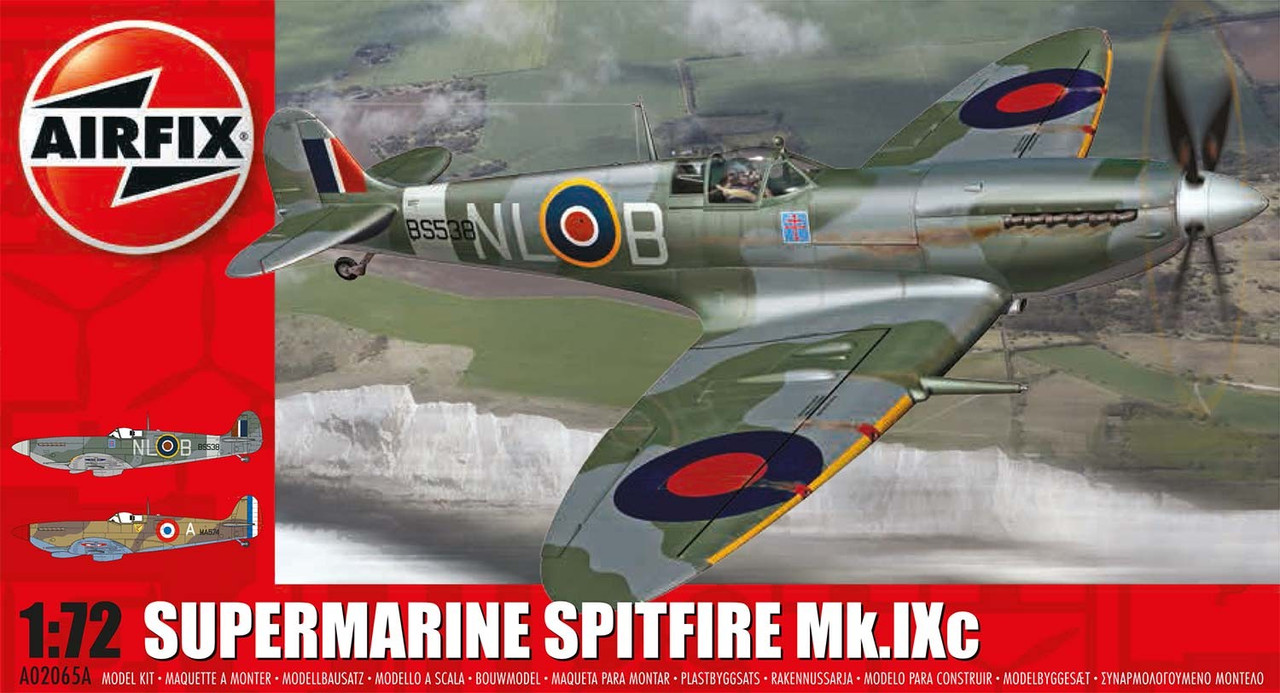 1/72 AIRFIX 02065  SUPERMARINE SPITFIRE MKIXC. 1/72 AIRFIX 02065