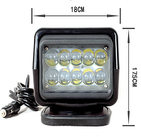 Прожектор LED 4000lm черный 12В