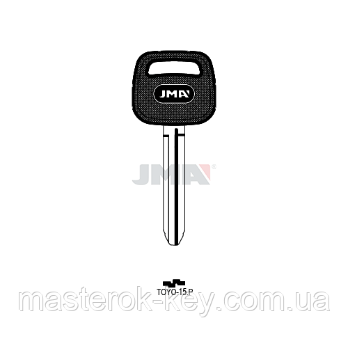 Заготівка автомобільного ключа TOYOTA -TOYO15P JMA