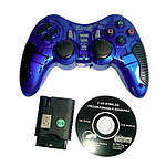 Ігровий багато-платформний джойстик Wireless для PS2 PS3 PC Android TV Box (синій), фото 2