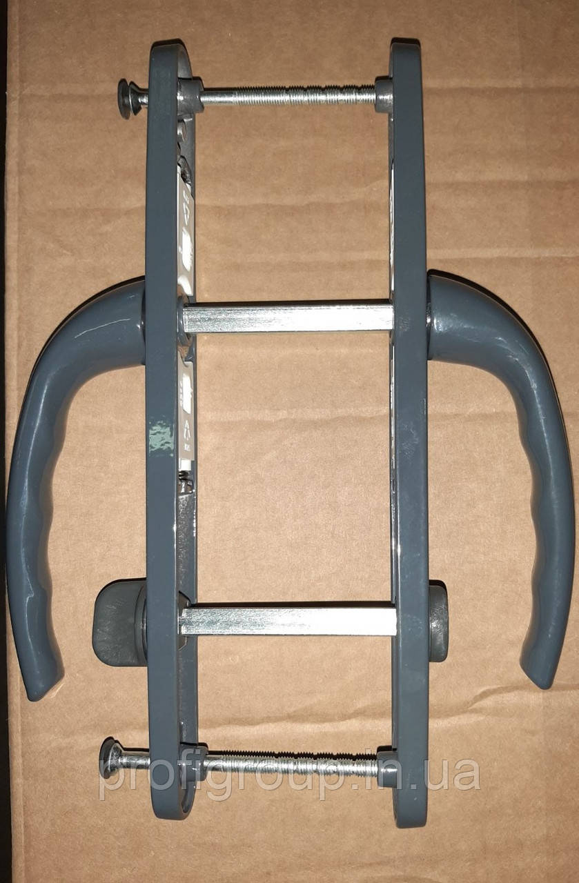 Ручка двер.  алюм. SAFIR  25-90(200мм)  WC  антрацит, фото 1