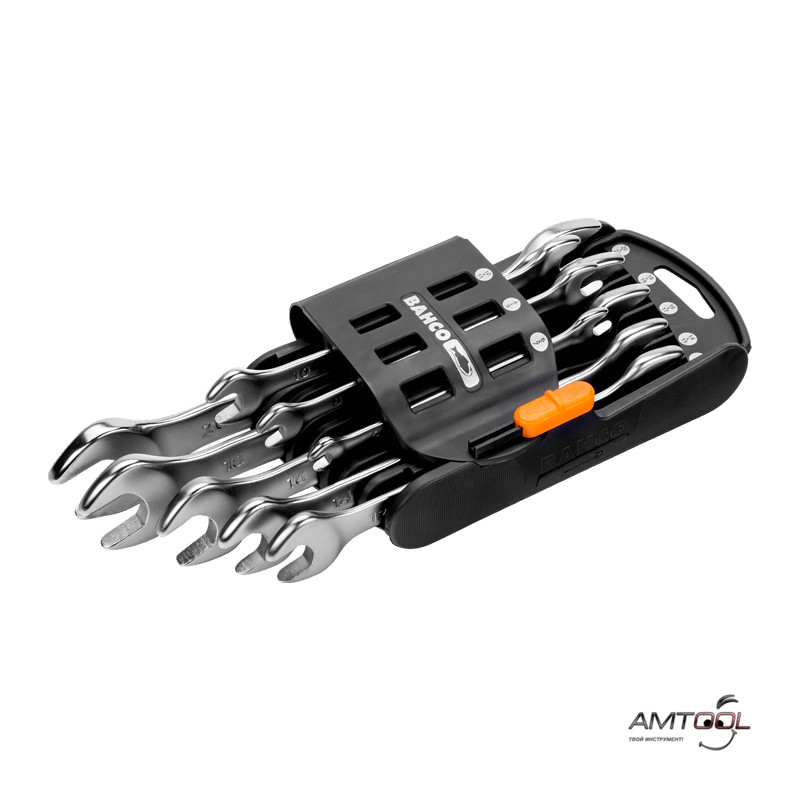 Набір двосторонніх ріжкових ключів — Bahco 6M/SH8, фото 1