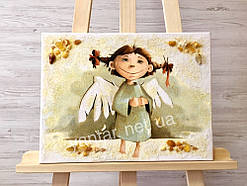 Дитяча картина "Дівчинка Янгол", картина подарунок