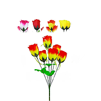 Искуственные цветы Букет Розы "Одесса", 6 голов, 390 мм